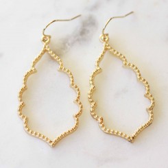 Hannah Earrings - Gold Tone